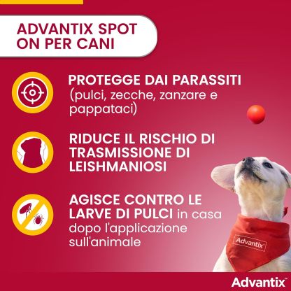 Advantix® Spot On Antiparassitario Per Cani 4-60 Kg-EU Petpet-Park