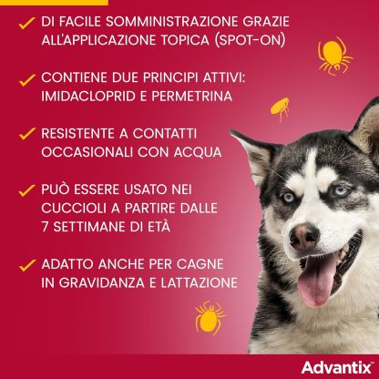 Advantix® Spot On Antiparassitario Per Cani 4-60 Kg-EU Petpet-Park