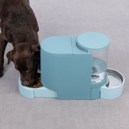 dozownik karmy i wody, błękitny