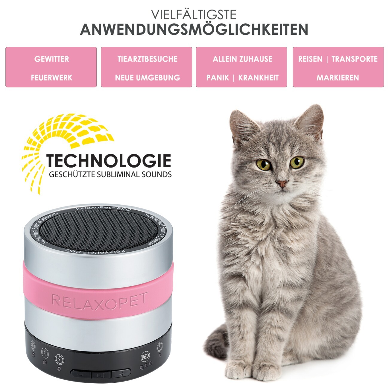 RelaxoPet PRO Entspannungs-Trainer KATZE