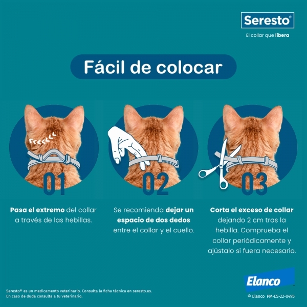 Seresto Collar Antiparasitario para Gatos