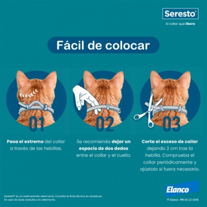 Seresto Collar Antiparasitario para Gatos