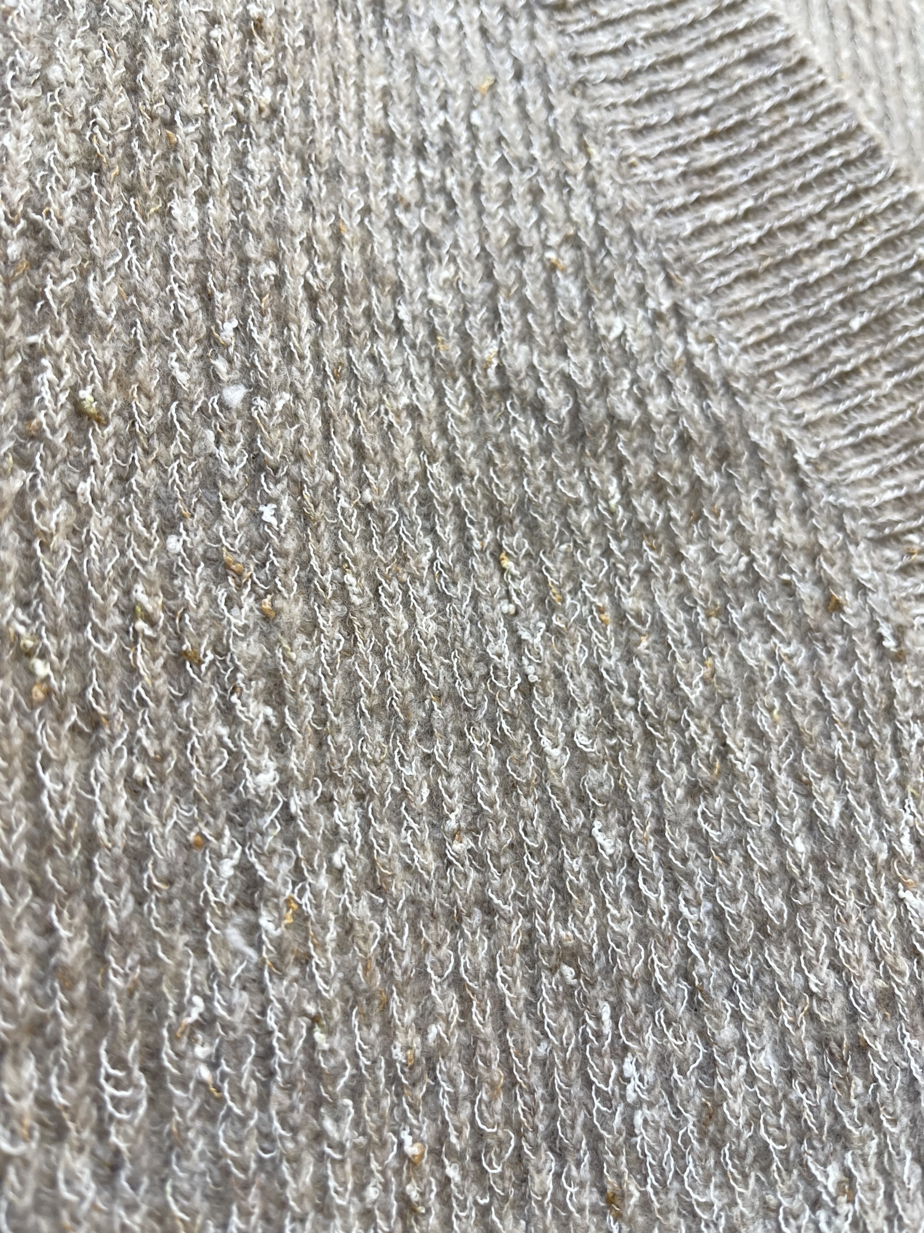 Sparkled Grey Cropped Cardigan with V - neck