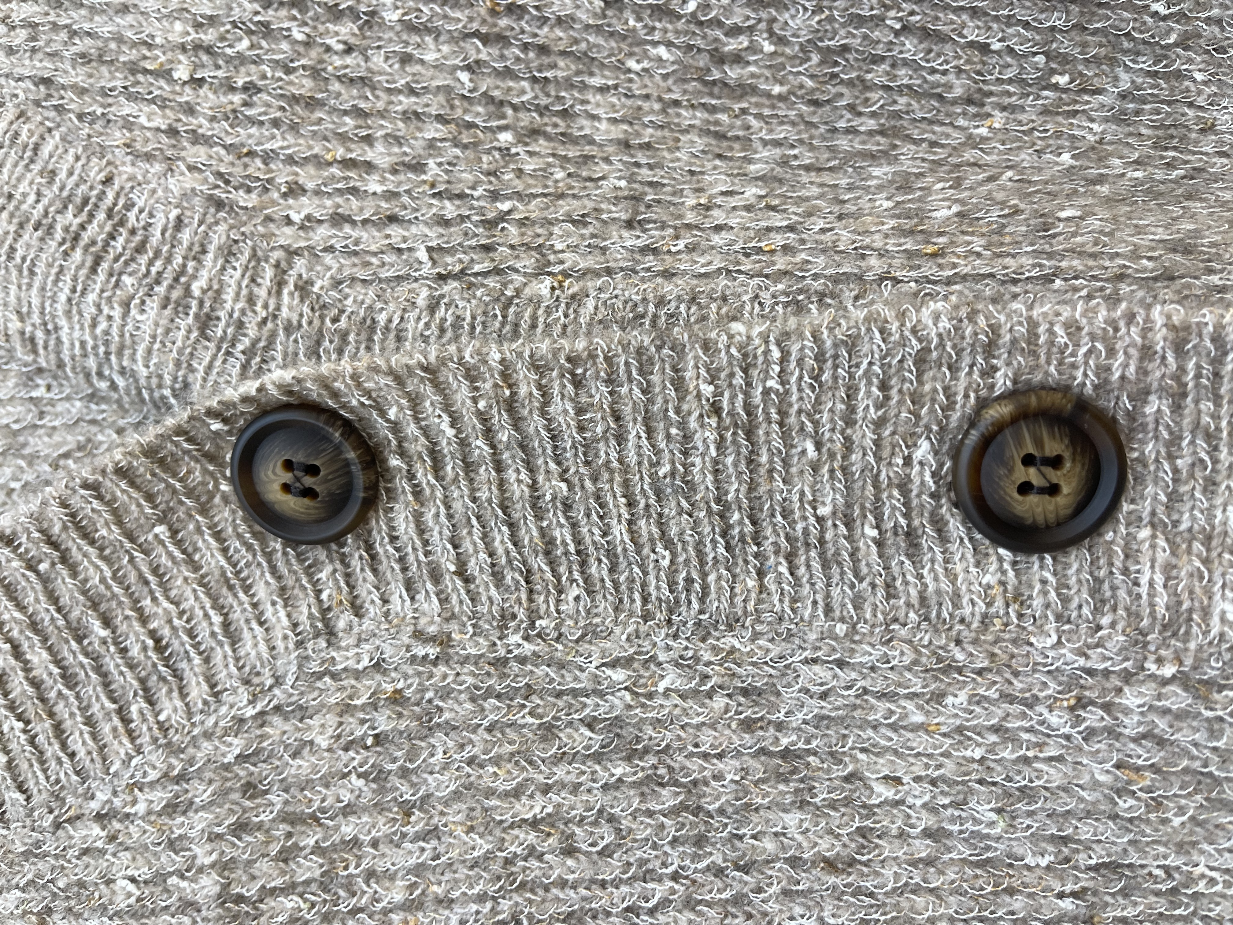 Sparkled Grey Cropped Cardigan with V - neck