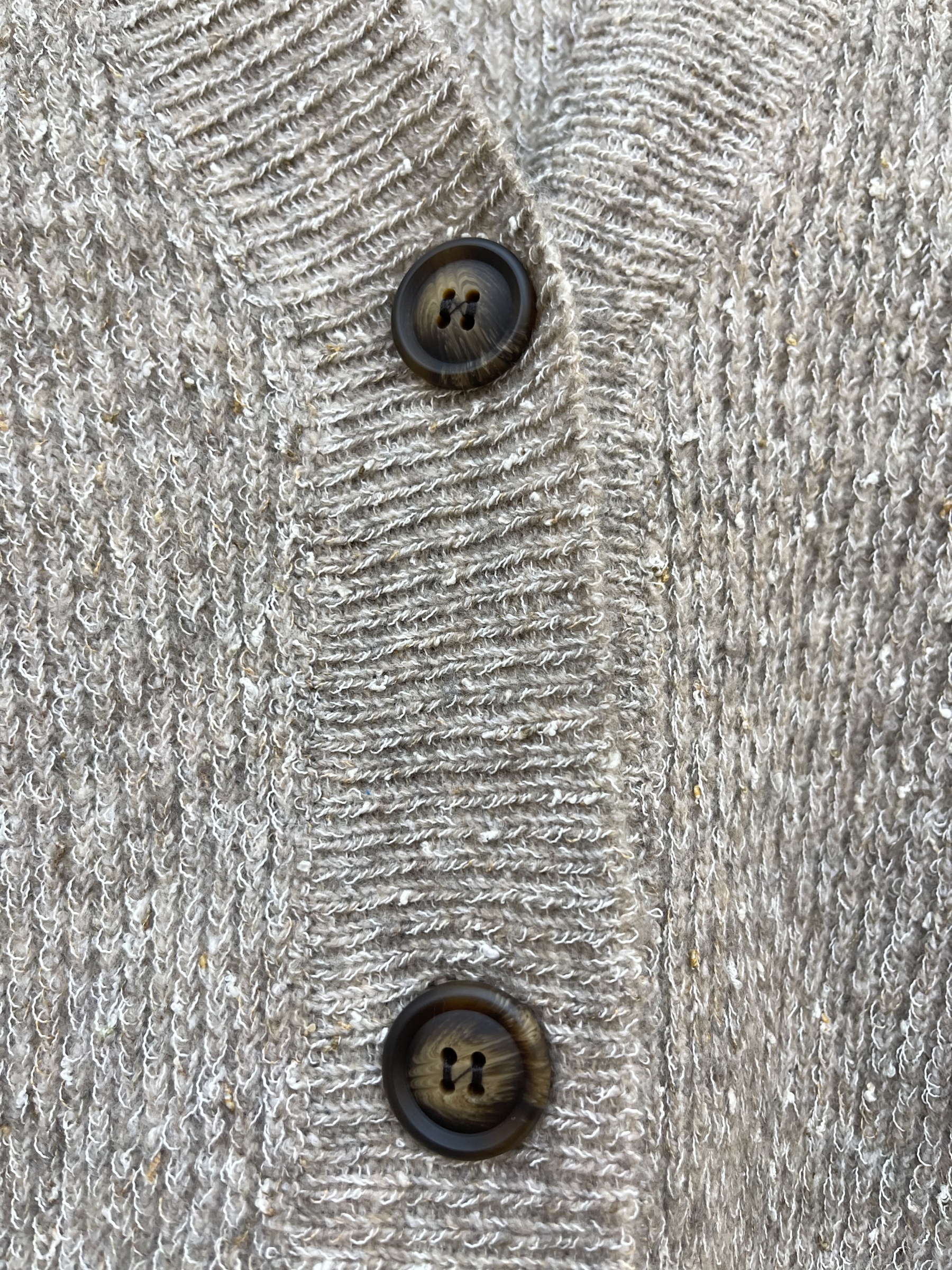 Sparkled Grey Cropped Cardigan with V - neck