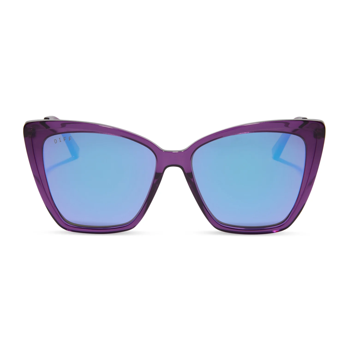 BECKY II - CREAM TORTOISE + PINK MIRROR SUNGLASSES