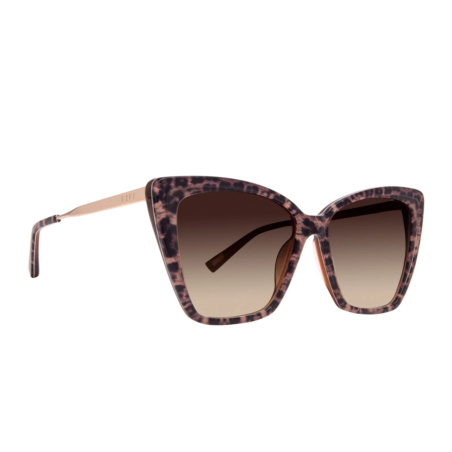 BECKY II - CREAM TORTOISE + PINK MIRROR SUNGLASSES