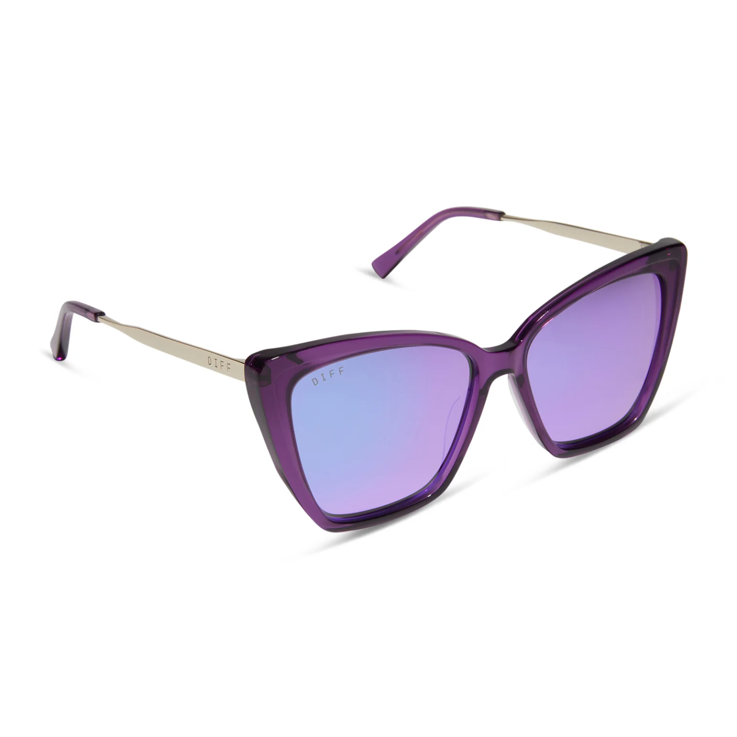 BECKY II - CREAM TORTOISE + PINK MIRROR SUNGLASSES