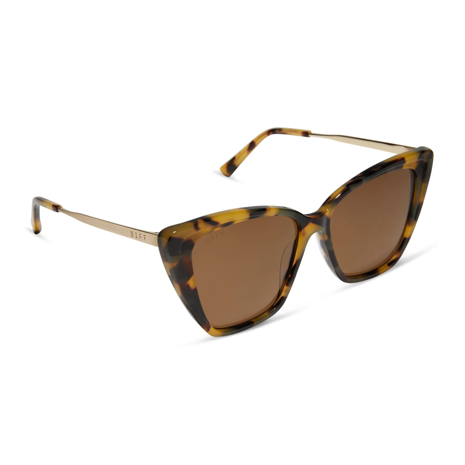 BECKY II - CREAM TORTOISE + PINK MIRROR SUNGLASSES