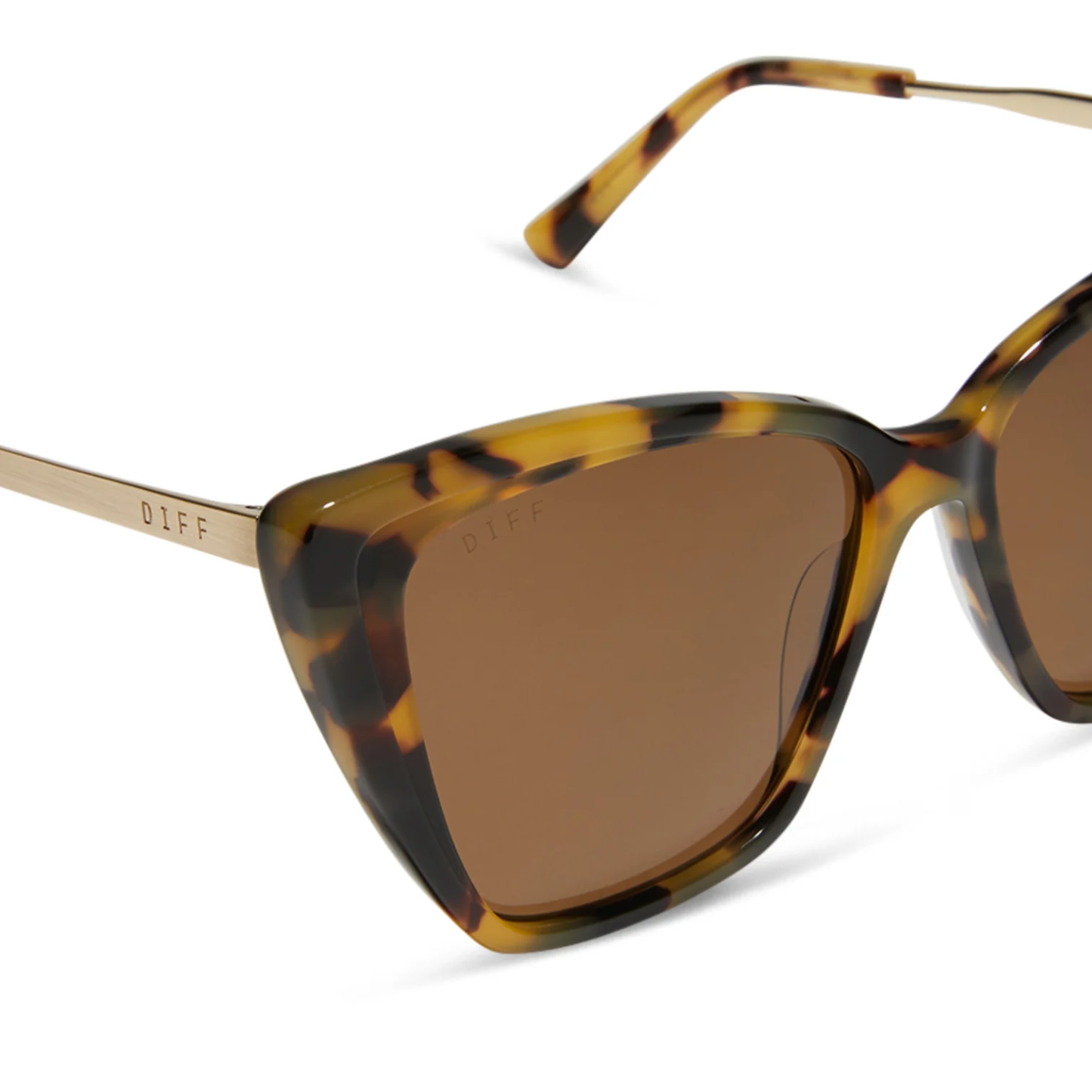 BECKY II - CREAM TORTOISE + PINK MIRROR SUNGLASSES