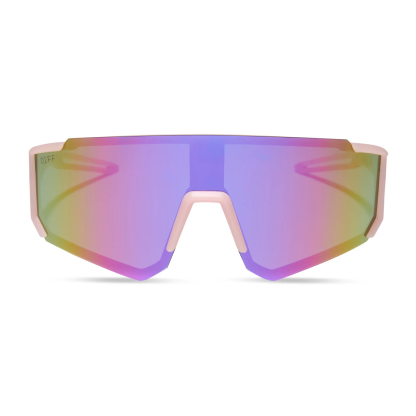 HEAT - NEON YELLOW + PINK RUSH MIRROR + POLARIZED SUNGLASSES