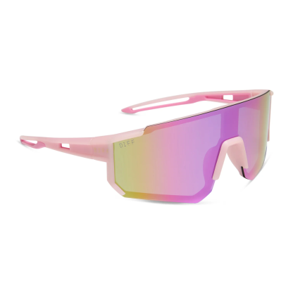 HEAT - NEON YELLOW + PINK RUSH MIRROR + POLARIZED SUNGLASSES