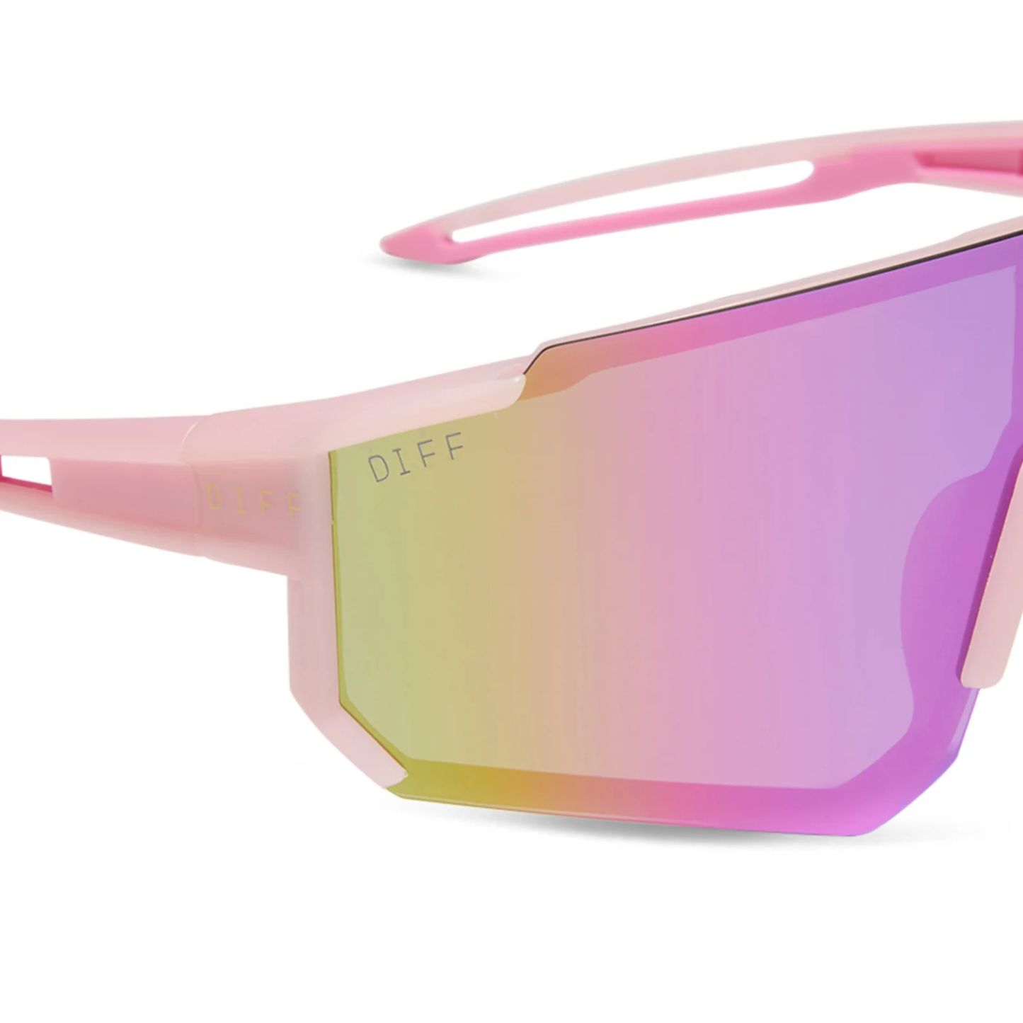 HEAT - NEON YELLOW + PINK RUSH MIRROR + POLARIZED SUNGLASSES