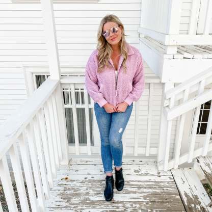 TATE - ROSE GOLD + CHERRY BLOSSOM MIRROR SUNGLASSES