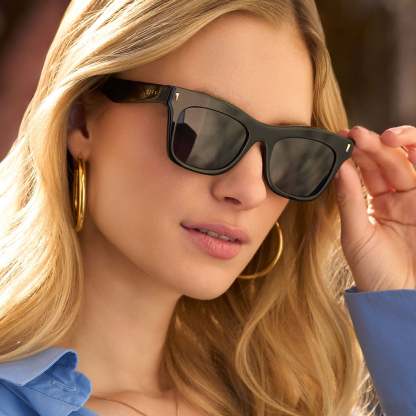 BRADLEY - BLACK + GREY + POLARIZED SUNGLASSES