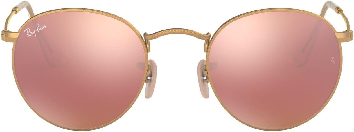 Rthtay-Bthtan RB3447 Round Metal Sunglasses