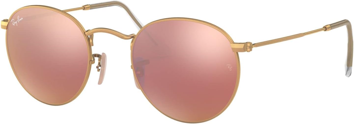 Rthtay-Bthtan RB3447 Round Metal Sunglasses