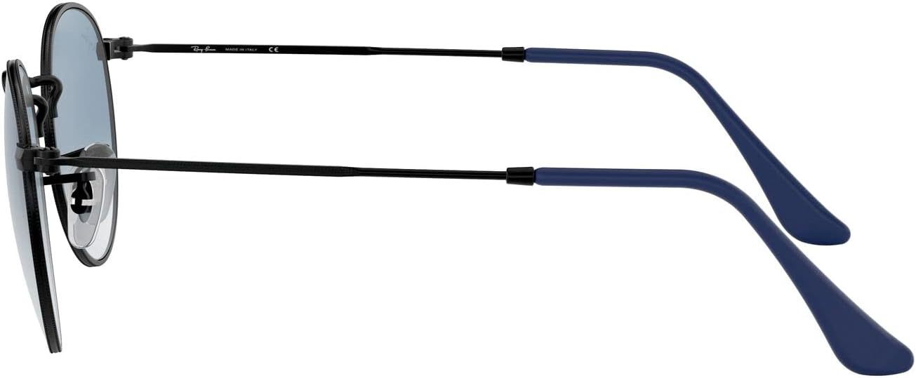 Rthtay-Bthtan RB3447 Round Metal Sunglasses