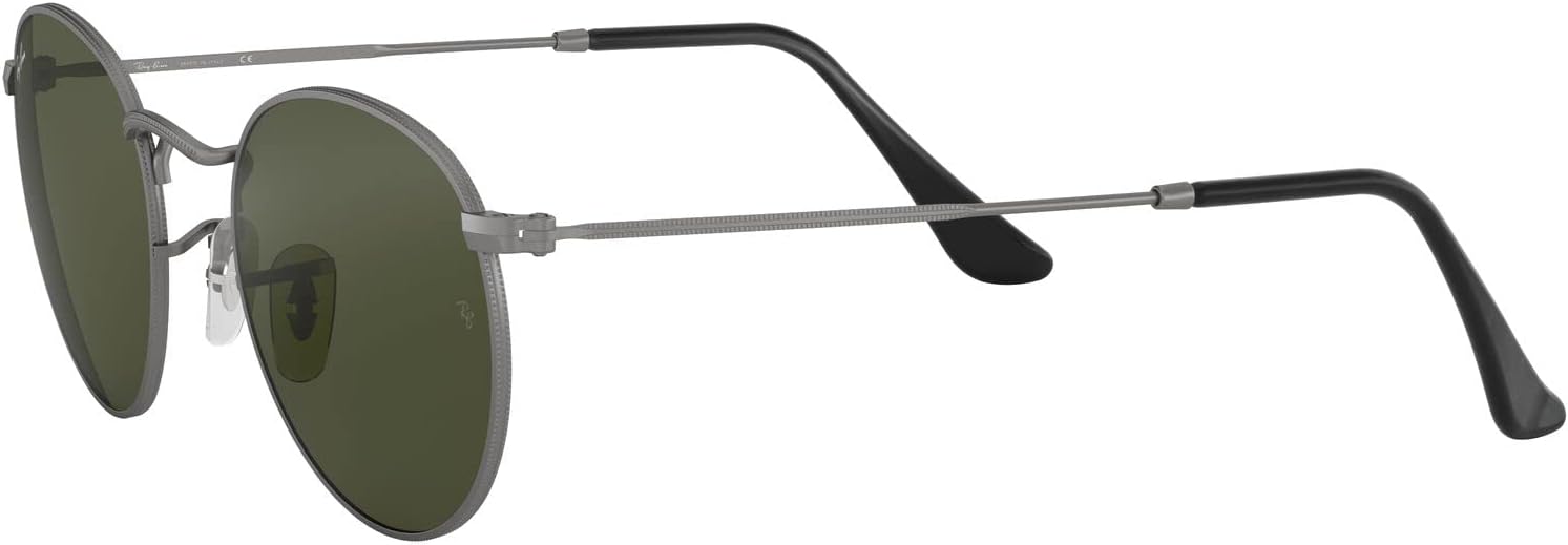 Rthtay-Bthtan RB3447 Round Metal Sunglasses