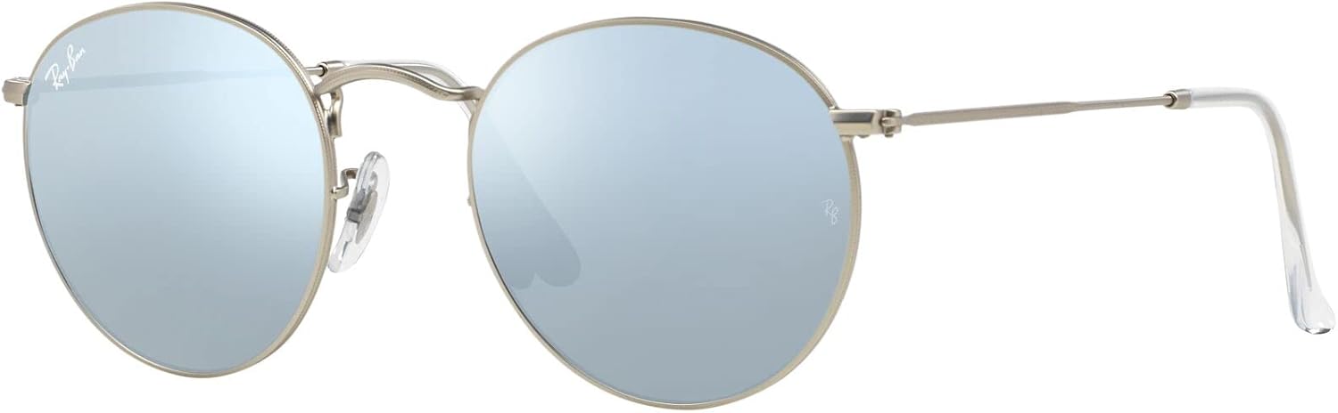 Rthtay-Bthtan RB3447 Round Metal Sunglasses