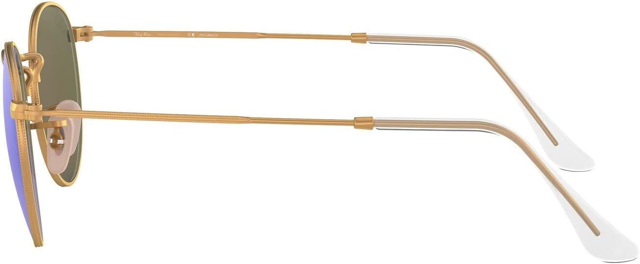 Rthtay-Bthtan RB3447 Round Metal Sunglasses