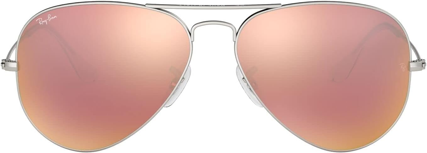 Rthtay-Bthtan RB3025 Classic Mirrored Aviator Sunglasses