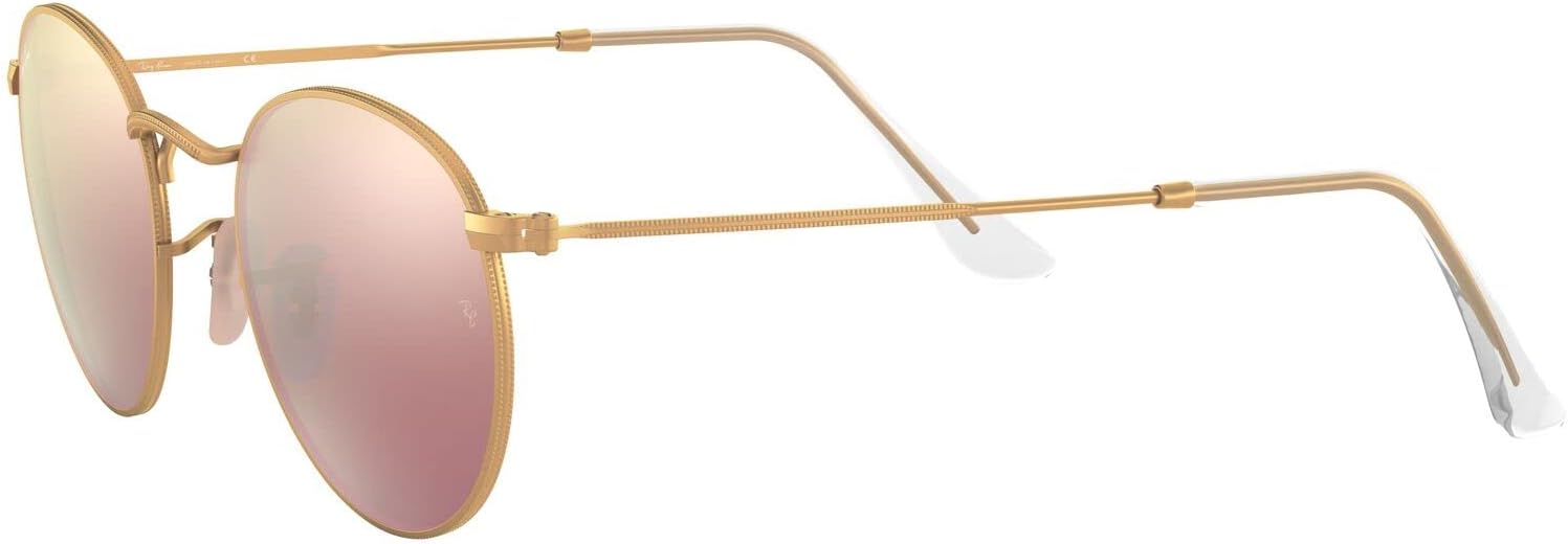 Rthtay-Bthtan RB3447 Round Metal Sunglasses