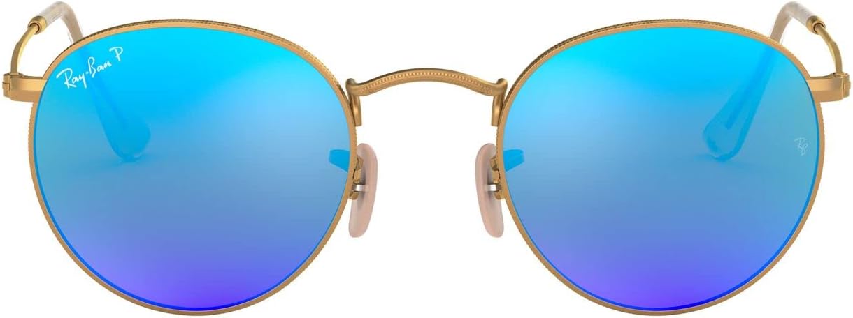 Rthtay-Bthtan RB3447 Round Metal Sunglasses