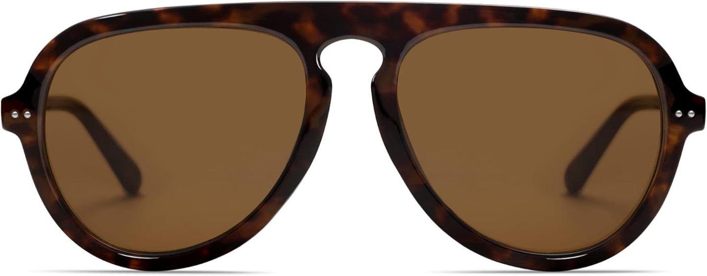 SOthtJOS Retro Aviator Sunglasses Womens Mens Vintage Plastic Frame Shades Lentes De Sol Para Mujer SJ2255