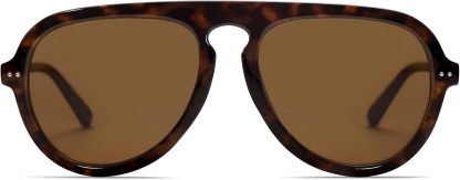 SOthtJOS Retro Aviator Sunglasses Womens Mens Vintage Plastic Frame Shades Lentes De Sol Para Mujer SJ2255