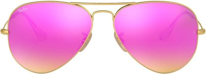 Rthtay-Bthtan RB3025 Classic Mirrored Aviator Sunglasses