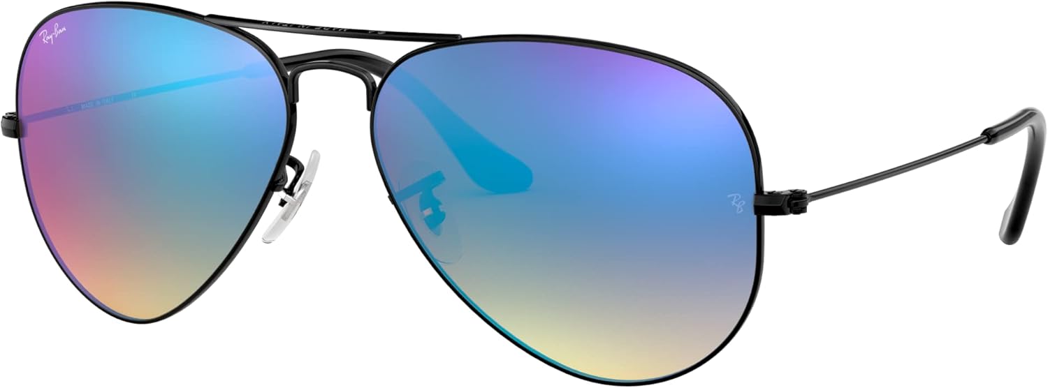 Rthtay-Bthtan RB3025 Classic Mirrored Aviator Sunglasses