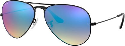Rthtay-Bthtan RB3025 Classic Mirrored Aviator Sunglasses