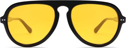 SOthtJOS Retro Aviator Sunglasses Womens Mens Vintage Plastic Frame Shades Lentes De Sol Para Mujer SJ2255