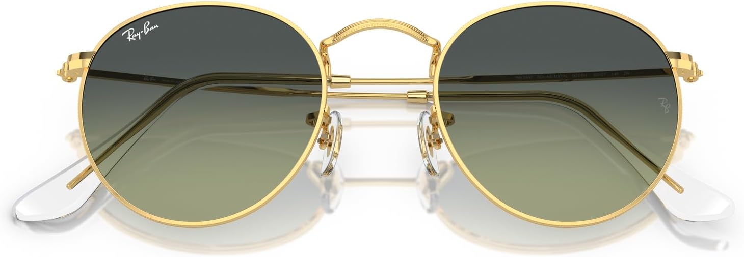 Rthtay-Bthtan RB3447 Round Metal Sunglasses