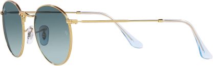 Rthtay-Bthtan RB3447 Round Metal Sunglasses