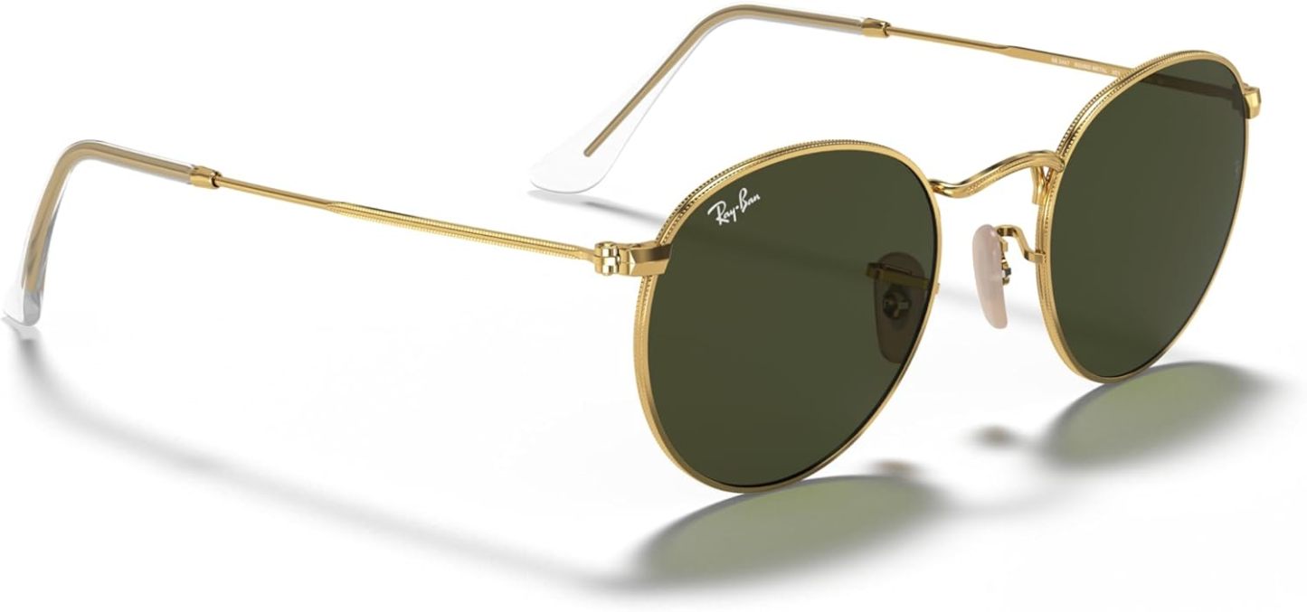 Rthtay-Bthtan RB3447 Round Metal Sunglasses
