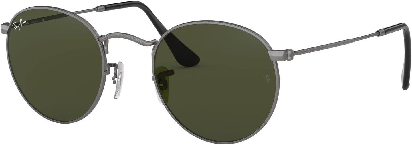 Rthtay-Bthtan RB3447 Round Metal Sunglasses