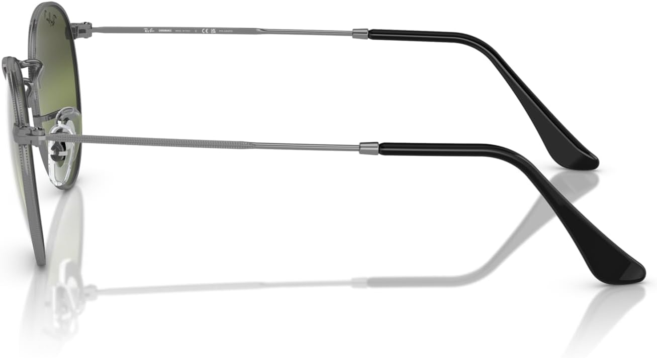 Rthtay-Bthtan RB3447 Round Metal Sunglasses