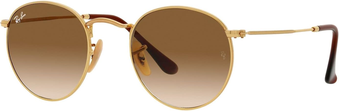 Rthtay-Bthtan RB3447 Round Metal Sunglasses