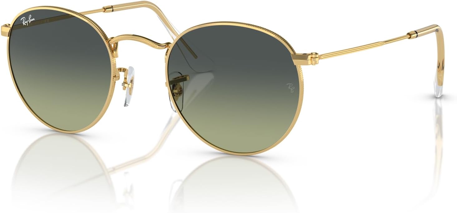 Rthtay-Bthtan RB3447 Round Metal Sunglasses