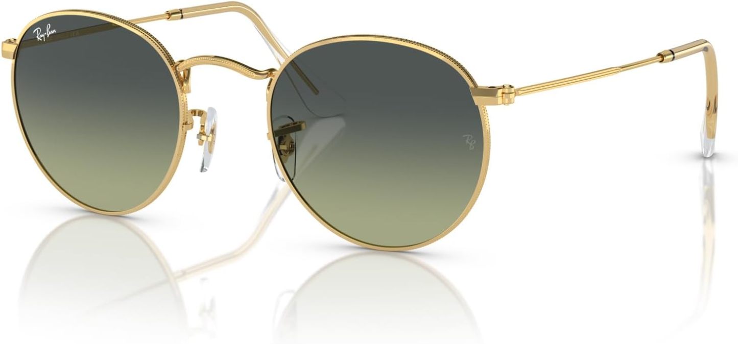Rthtay-Bthtan RB3447 Round Metal Sunglasses