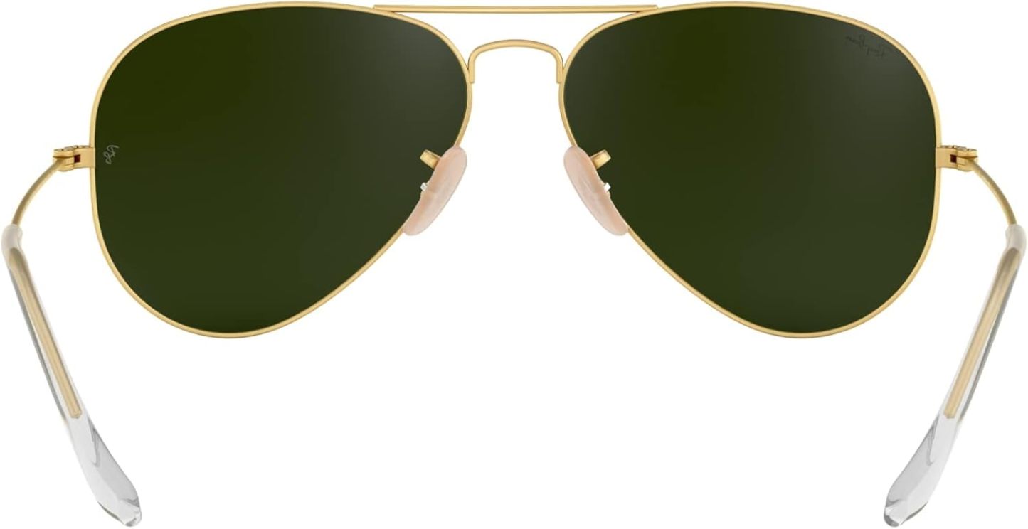 Rthtay-Bthtan RB3025 Classic Mirrored Aviator Sunglasses