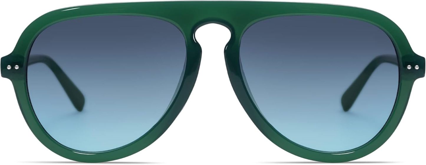 SOthtJOS Retro Aviator Sunglasses Womens Mens Vintage Plastic Frame Shades Lentes De Sol Para Mujer SJ2255