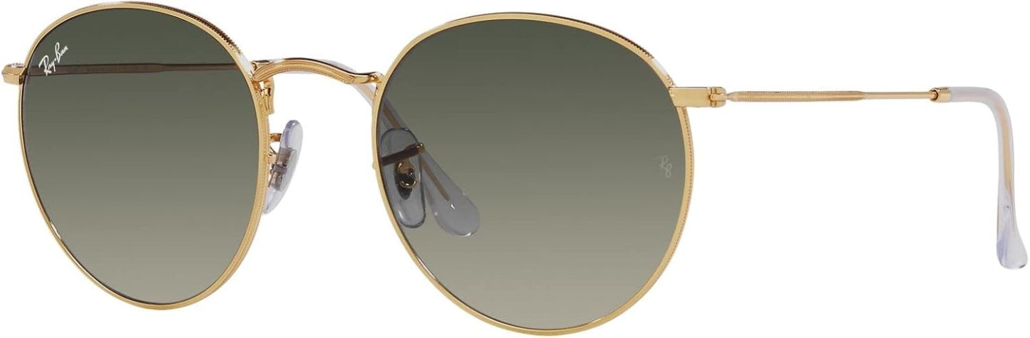 Rthtay-Bthtan RB3447 Round Metal Sunglasses