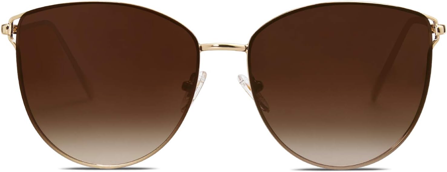 SOthtJOS Mirrored Flat Lens Fashion Sunglasses for Women SJ1085