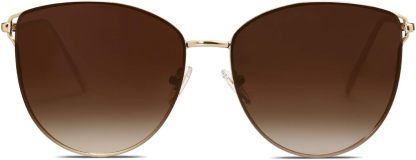 SOthtJOS Mirrored Flat Lens Fashion Sunglasses for Women SJ1085