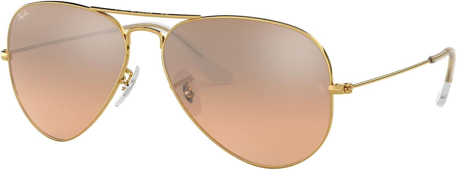 Rthtay-Bthtan RB3025 Classic Mirrored Aviator Sunglasses