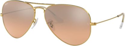 Rthtay-Bthtan RB3025 Classic Mirrored Aviator Sunglasses