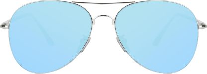 SOthtJOS Classic Aviator Sunglasses for Women Men Metal Spring Hinges SJ1030